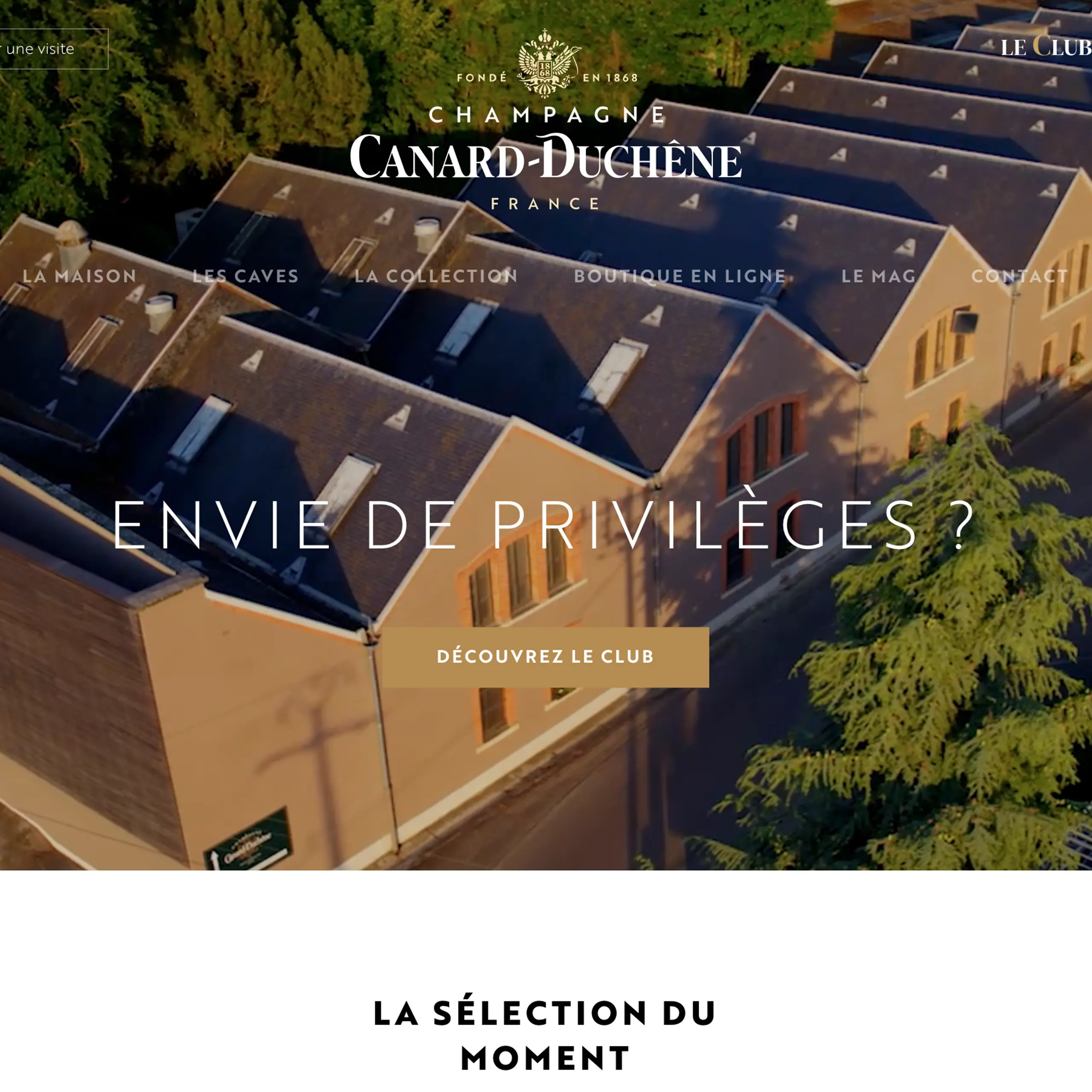 Lilian Barbier : Programme web marketing complet pour les champagnes Canard-Duchêne